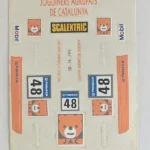 Juego de pegatinas de Scalextric Porsche 935