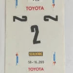 Juego de pegatinas de Scalextric Toyota Celica