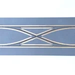 Pista recta de cruce en X de la marca Scalextric