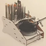 Expositor de madera Vallejo